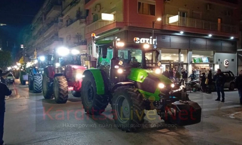 Συνεχίζονται οι κινητοποιήσεις των αγροτών στην Καρδίτσα